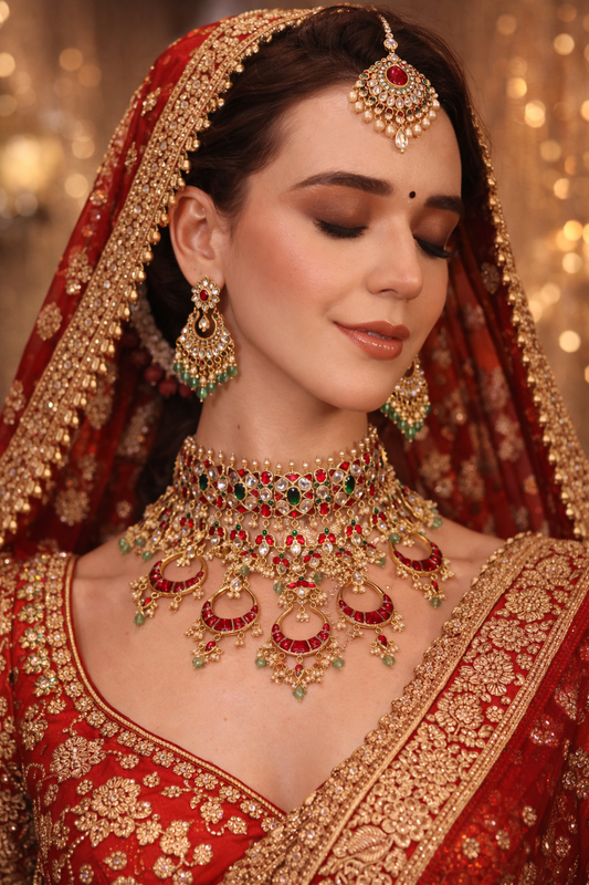 Rajvanta Regal Polki Choker Set