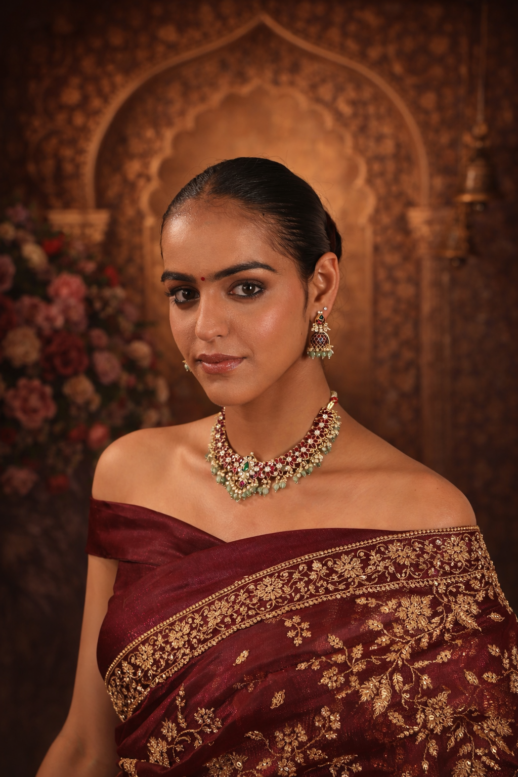 Phoolkanthi Jadau Necklace