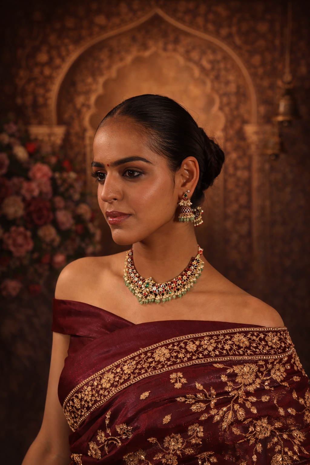 Phoolkanthi Jadau Necklace