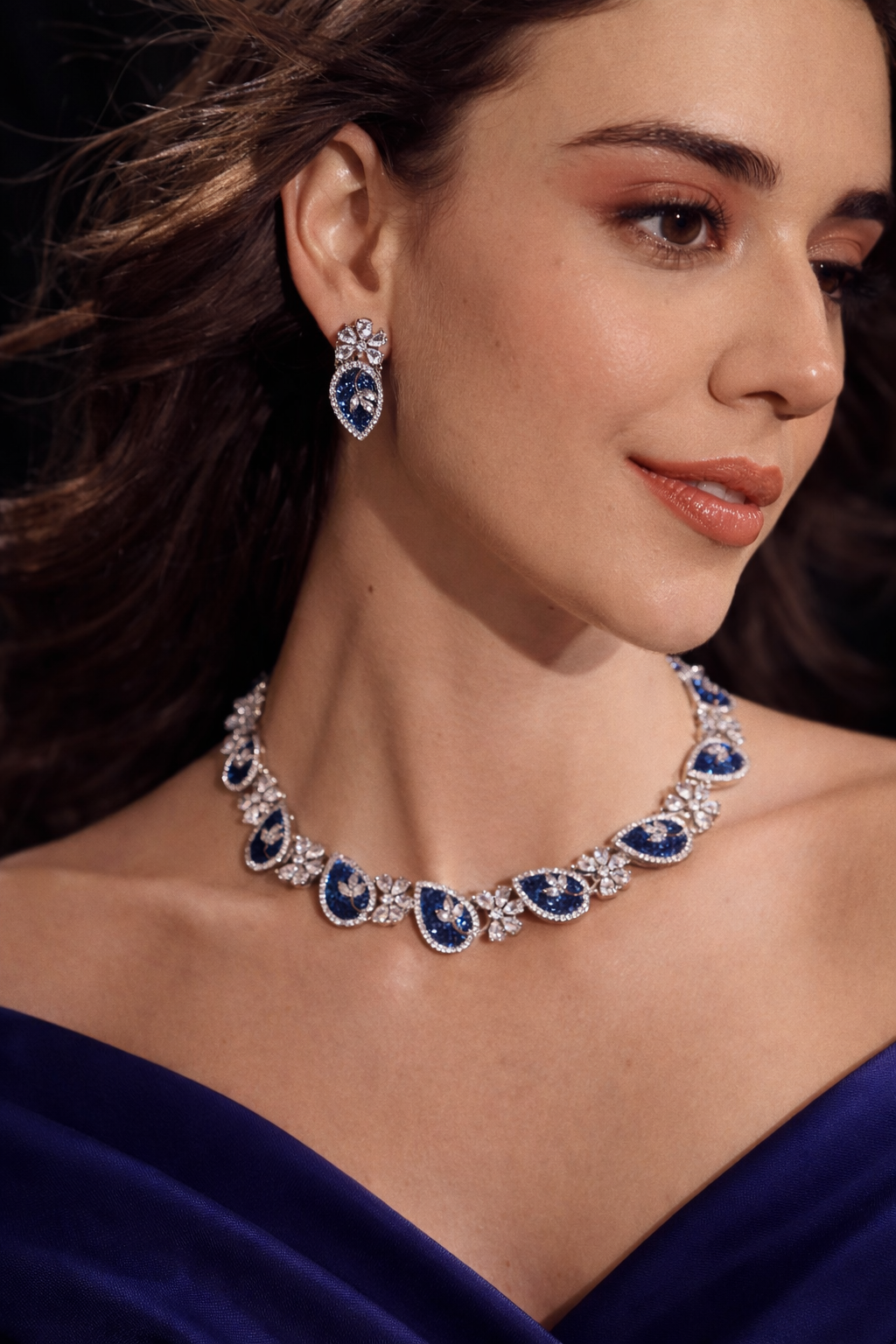 Sapphire Glitz AD Bloom Set