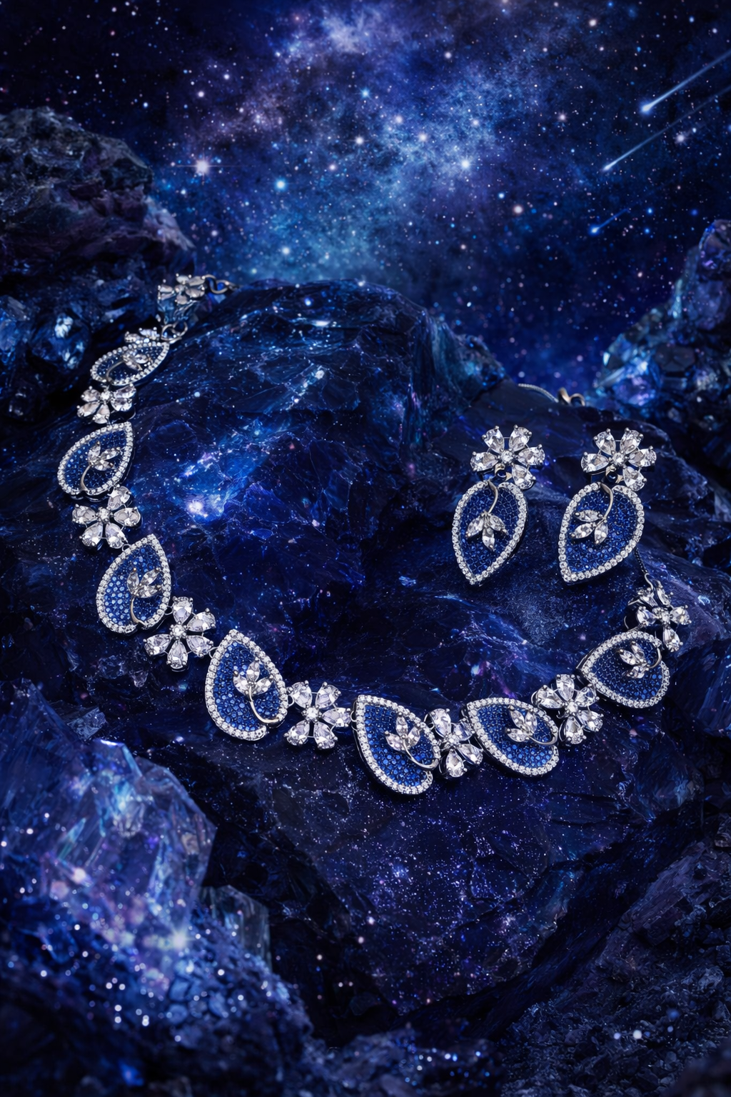 Sapphire Glitz AD Bloom Set