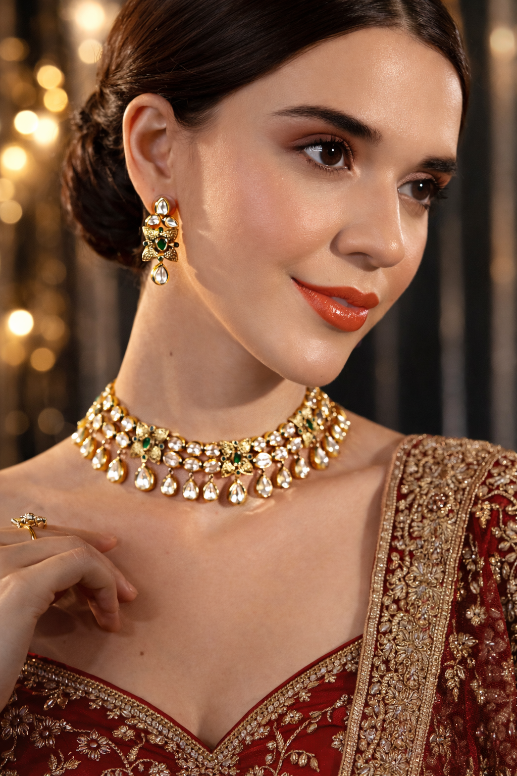 Verdant Bloom Moissanite Grandeur Set