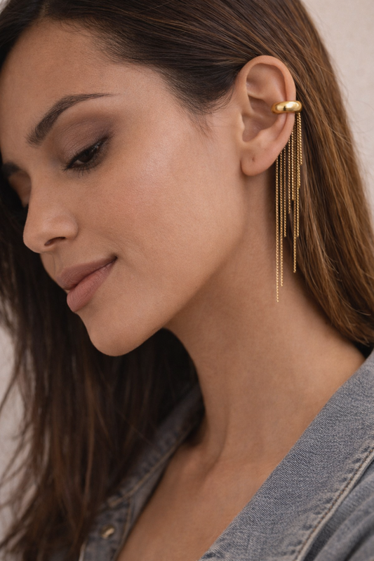Serene Tassel Earcuff