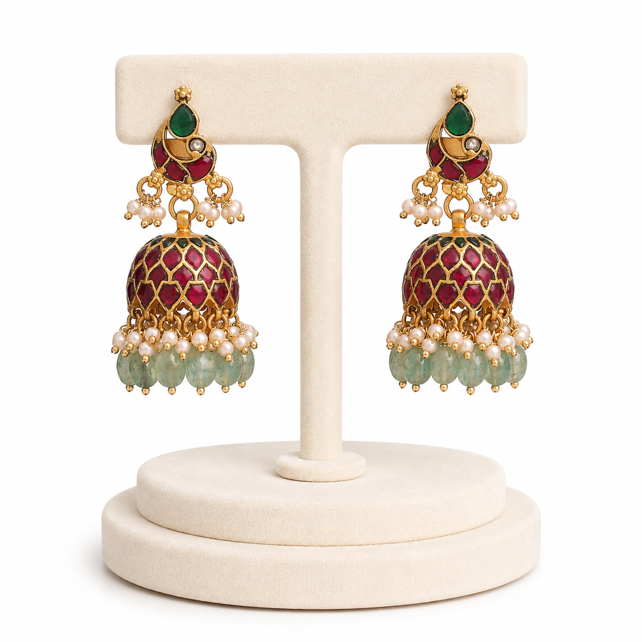 Noor Meena Jhumkas - Pabeena