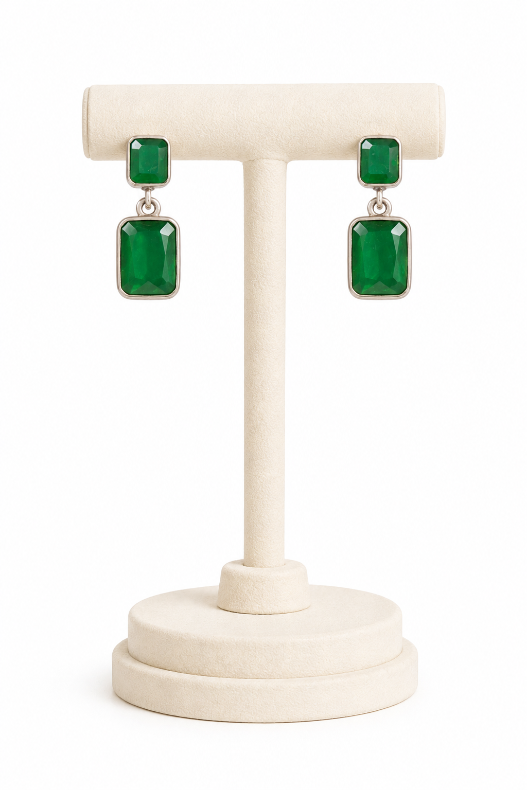 Emerald Dew Drop Earrings