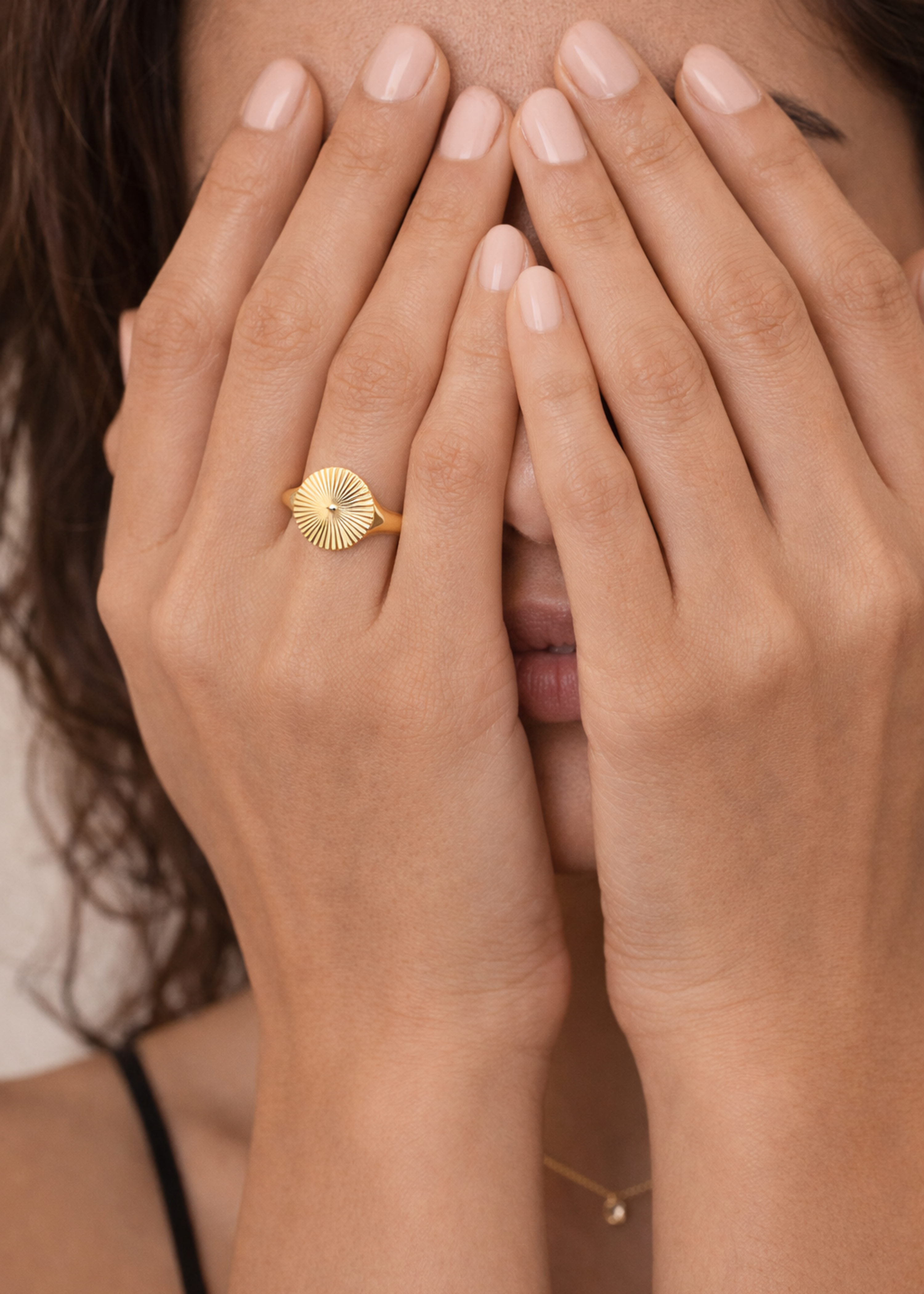 Floral Engraved Ring