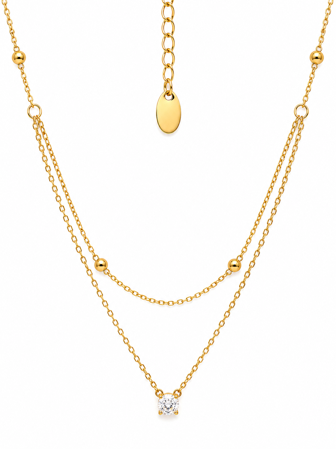 Glint Layered Necklace