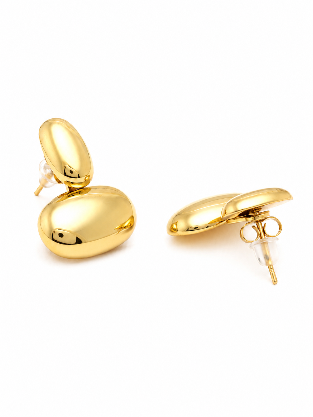 Golden Pebble Studs