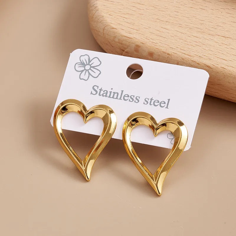 Soft Vow Heart Studs