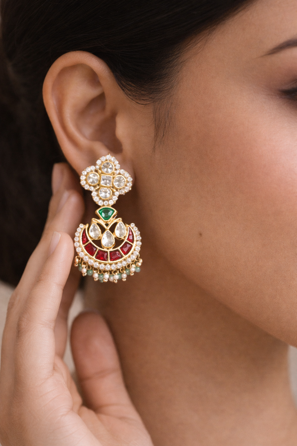 Rajwada Kundan Bloom Choker Set