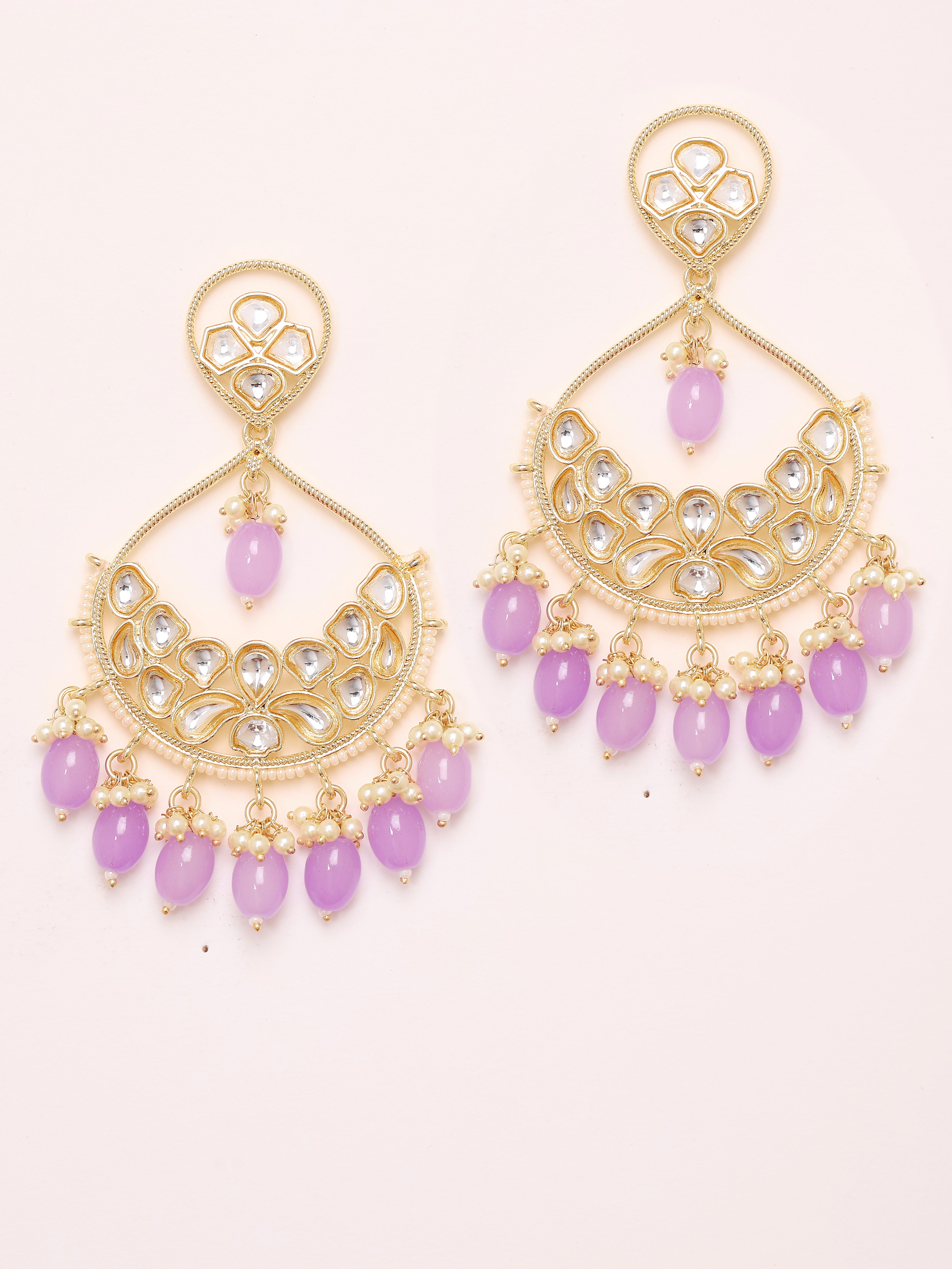 Lavender Moonfall Earrings