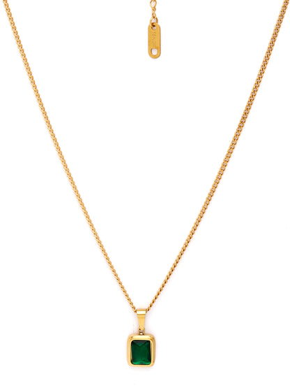 Timeless Emerald Pendant