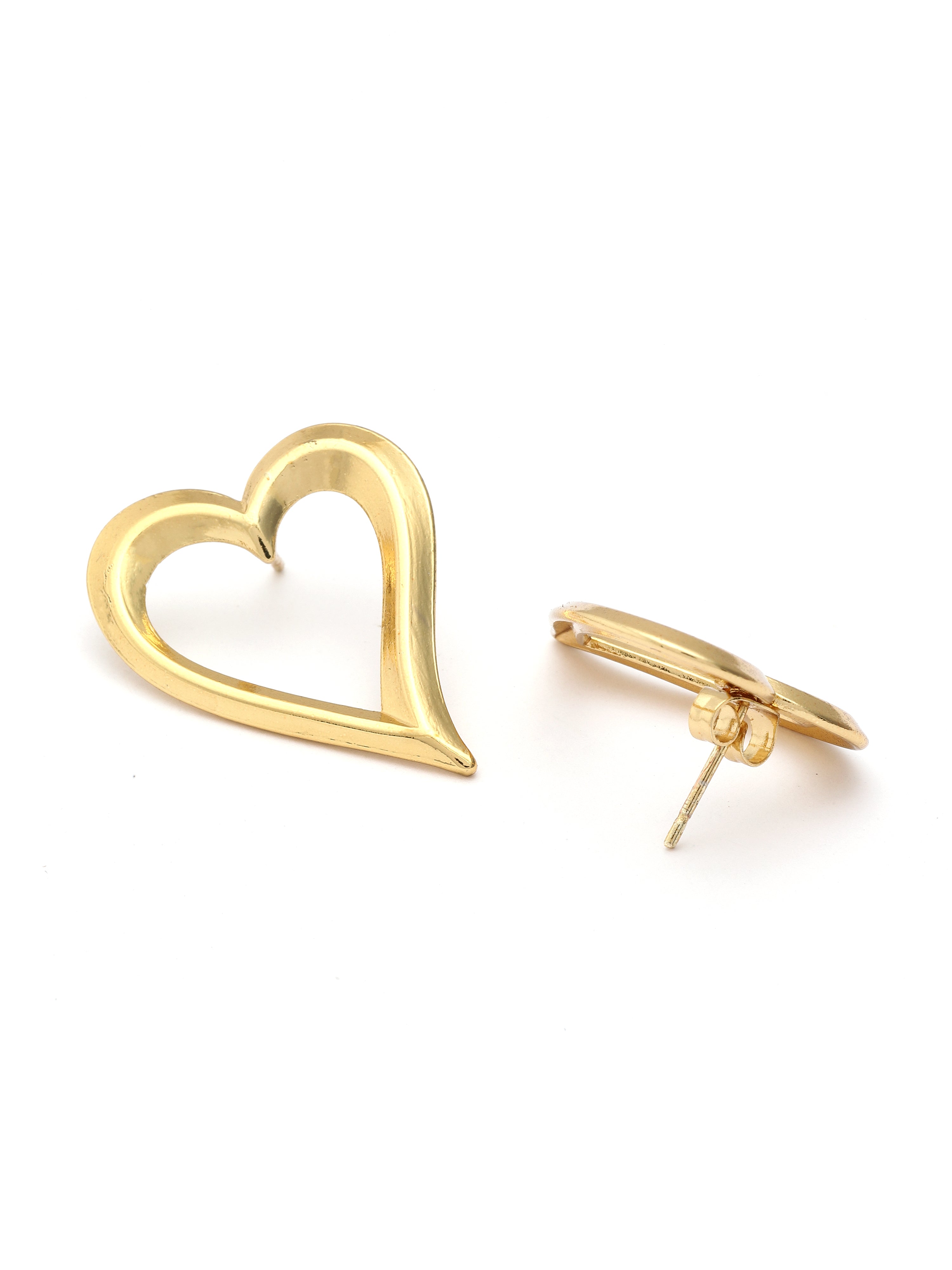 Soft Vow Heart Studs