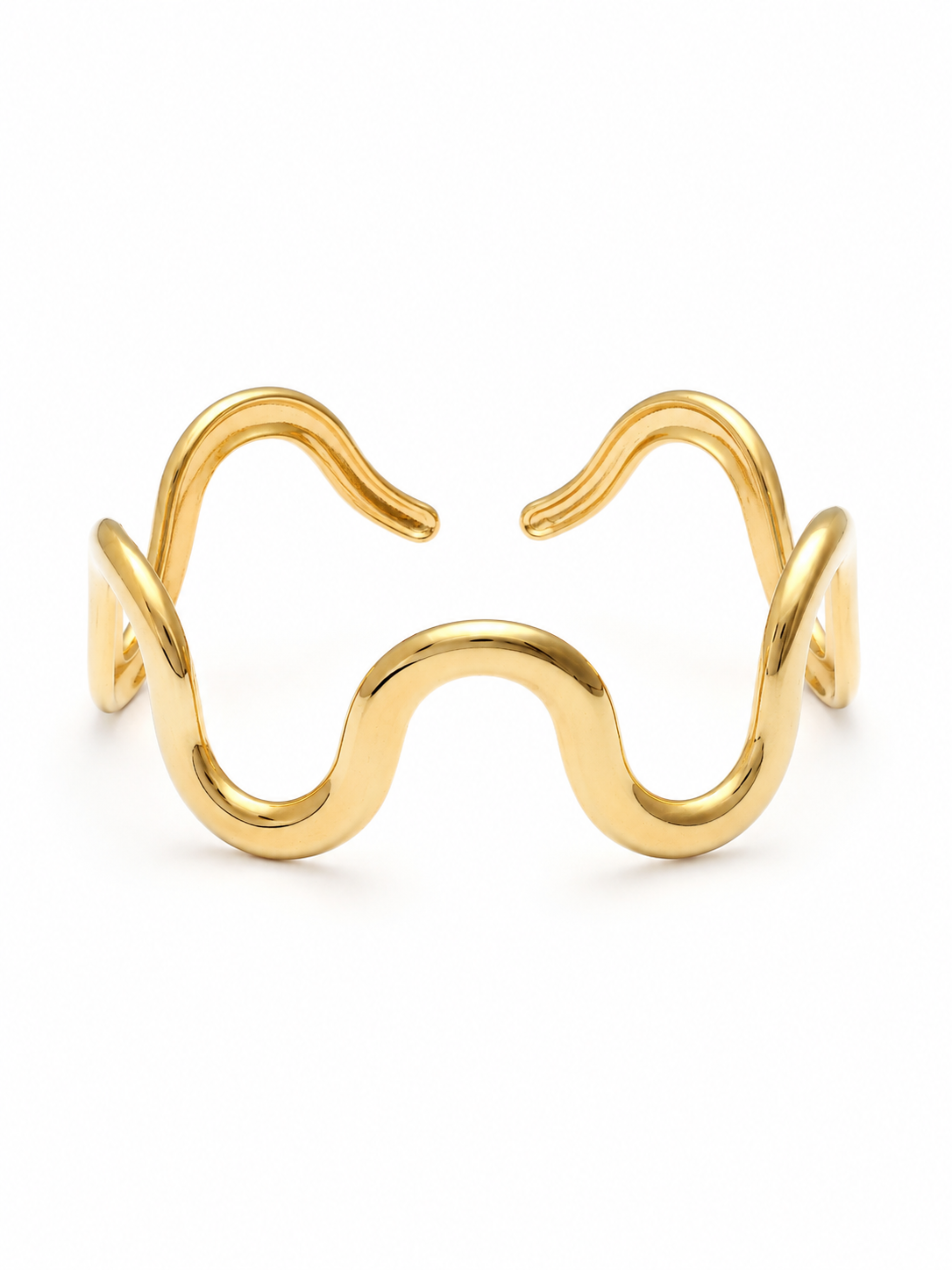 Noiré Curve Gold Cuff