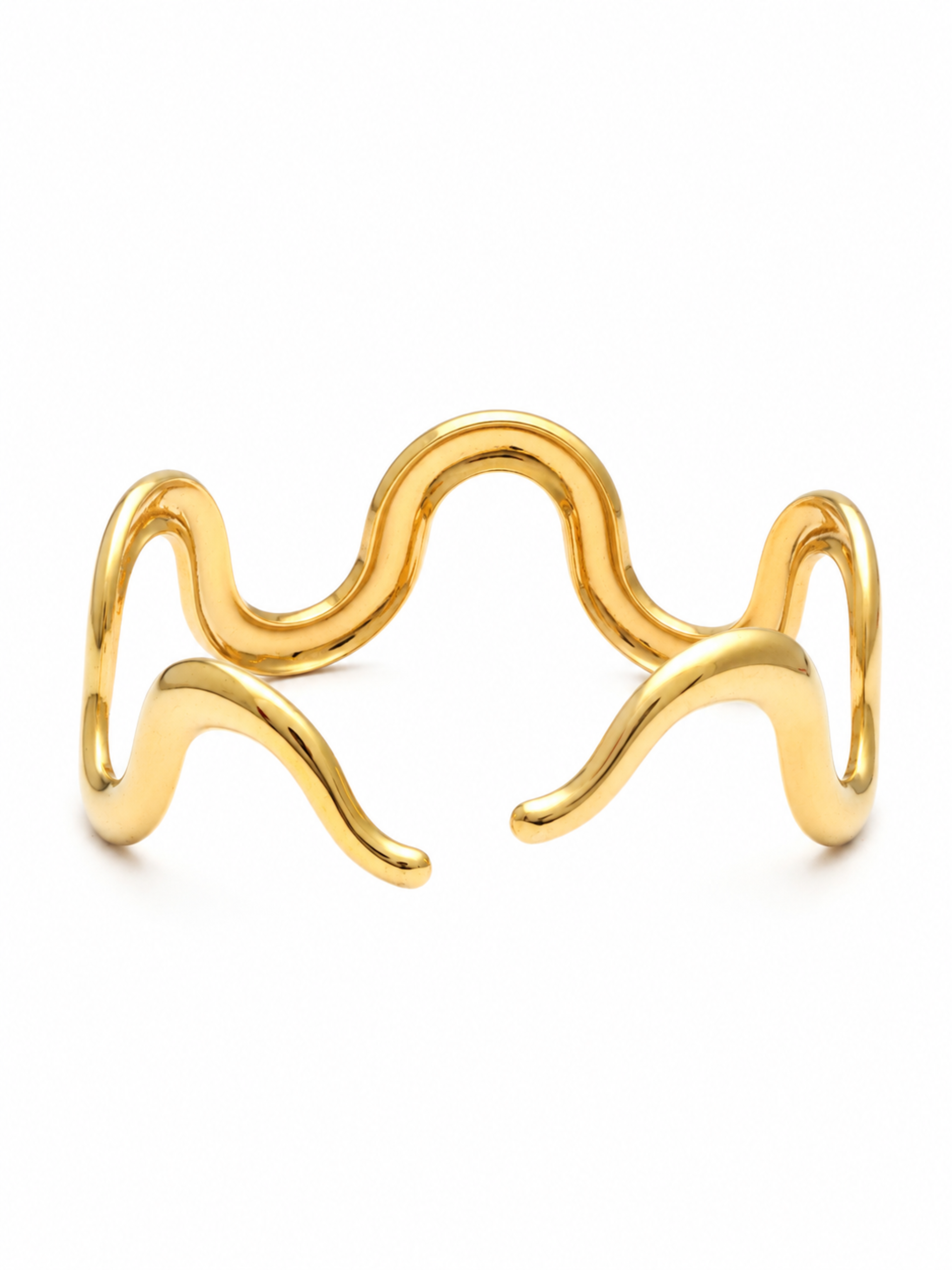 Noiré Curve Gold Cuff