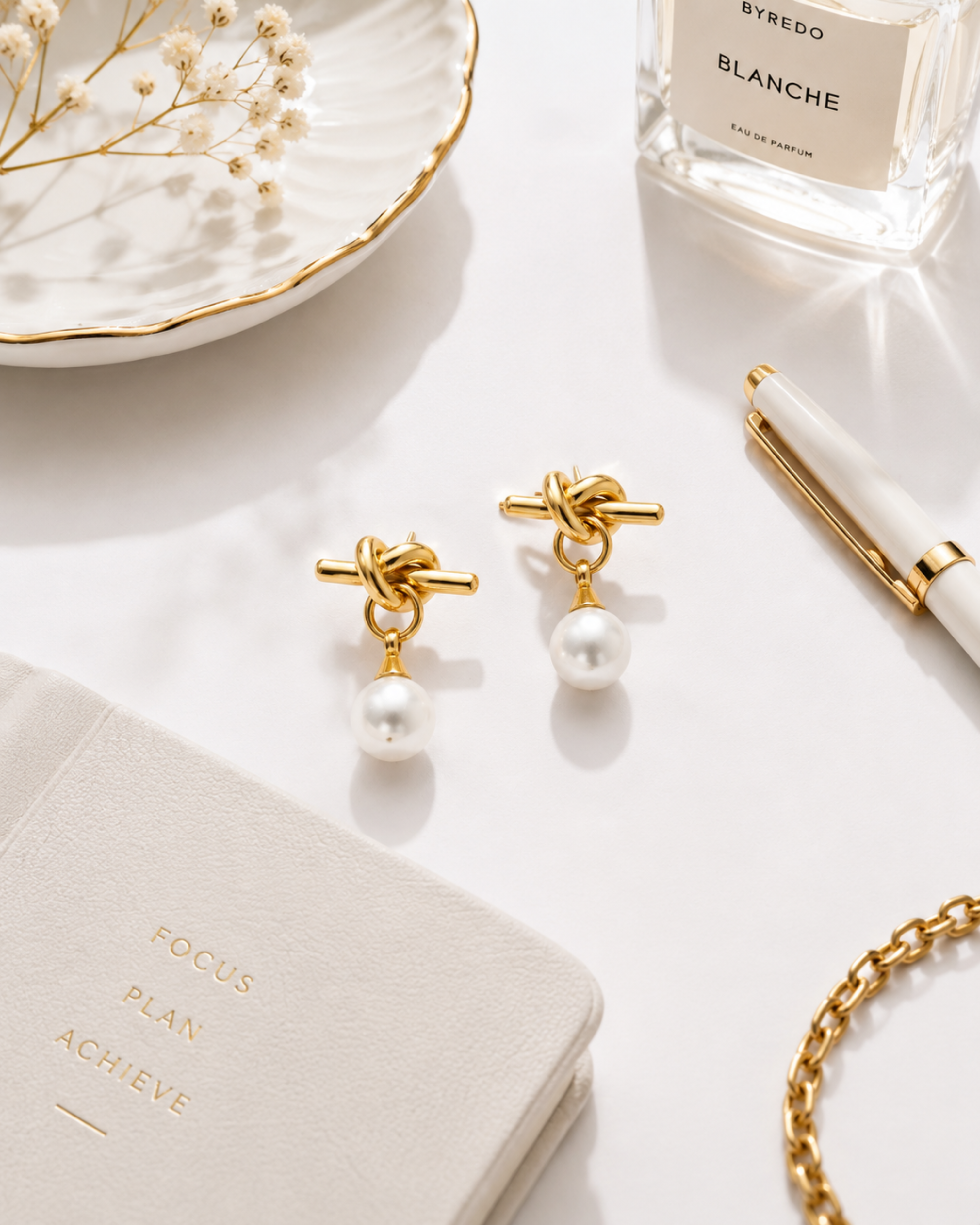 Pearl Knot Drops