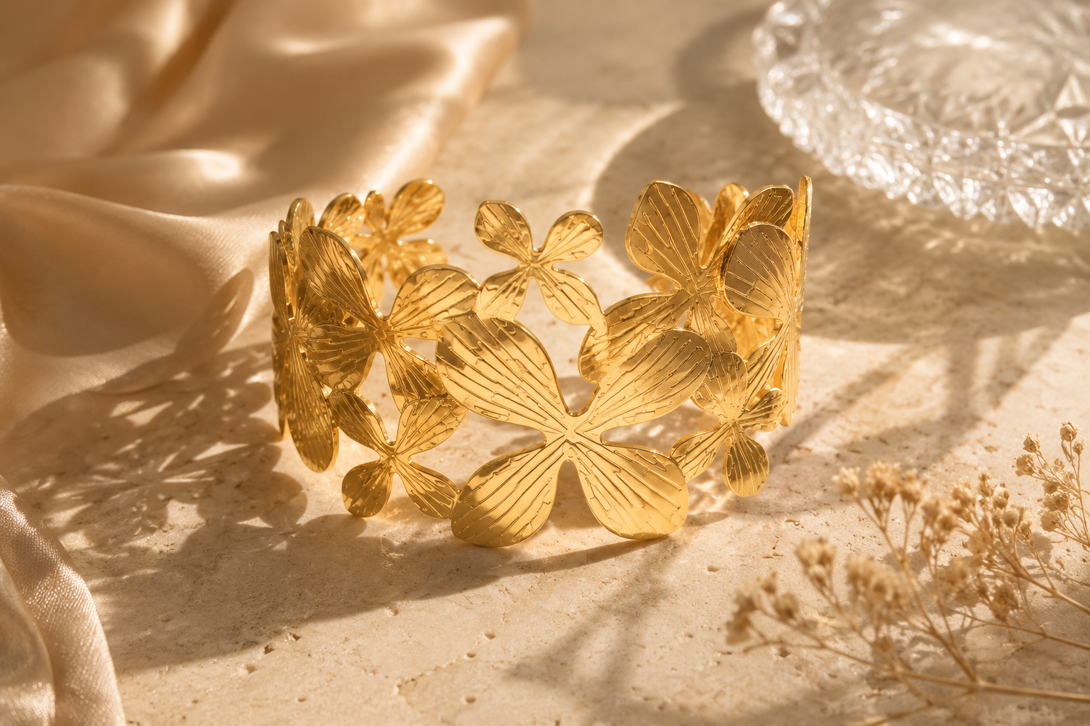 Pure Bloom Statement Cuff