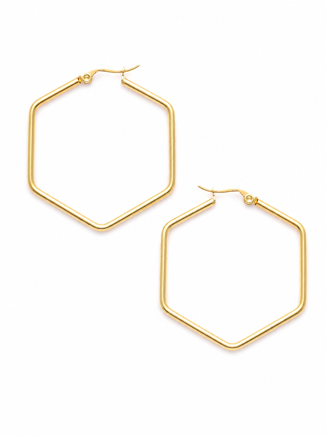 Starlite Hexagon Hoops
