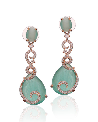 Celesta Aqua Spiral Drops