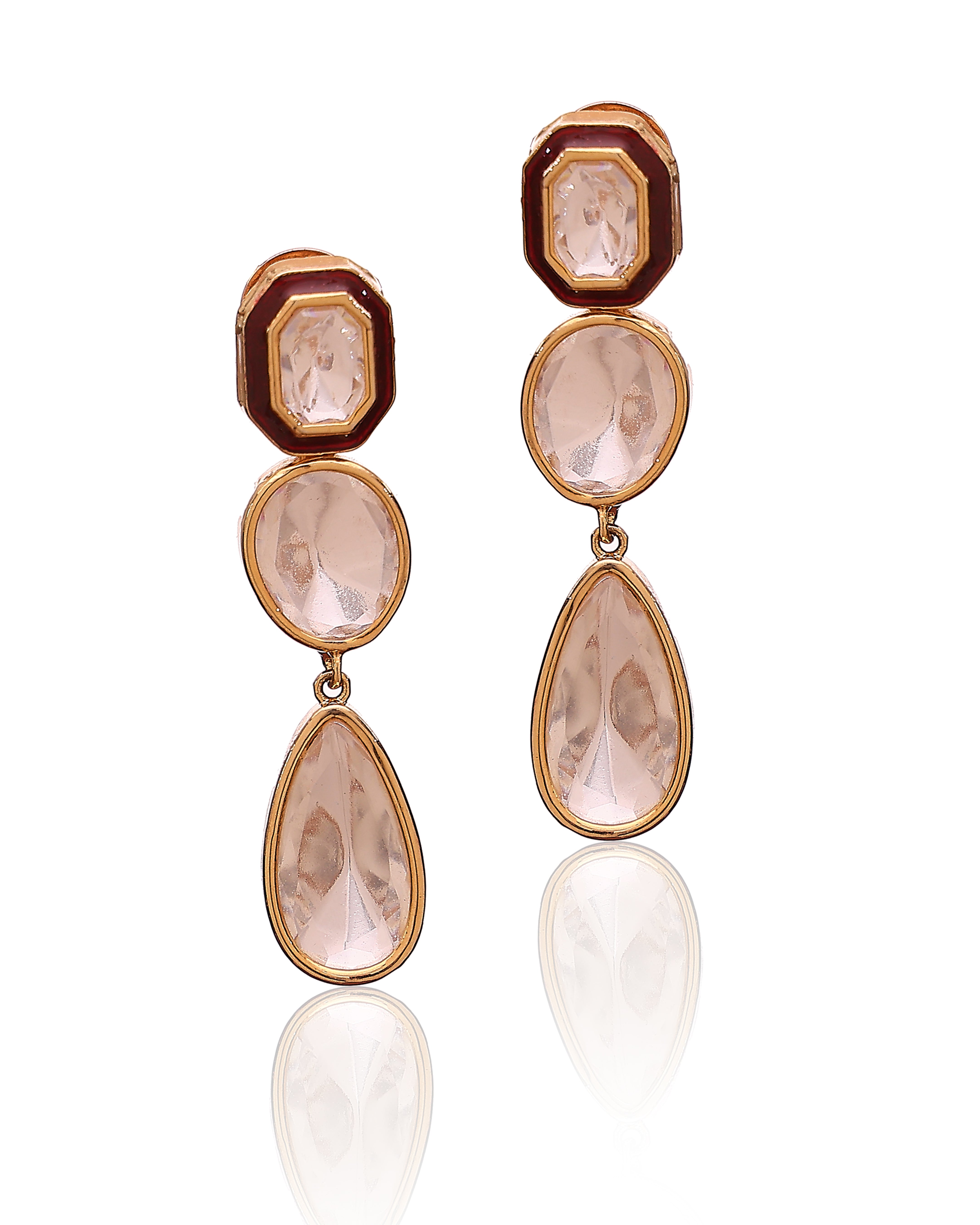 Eira Kundan Drop Trio