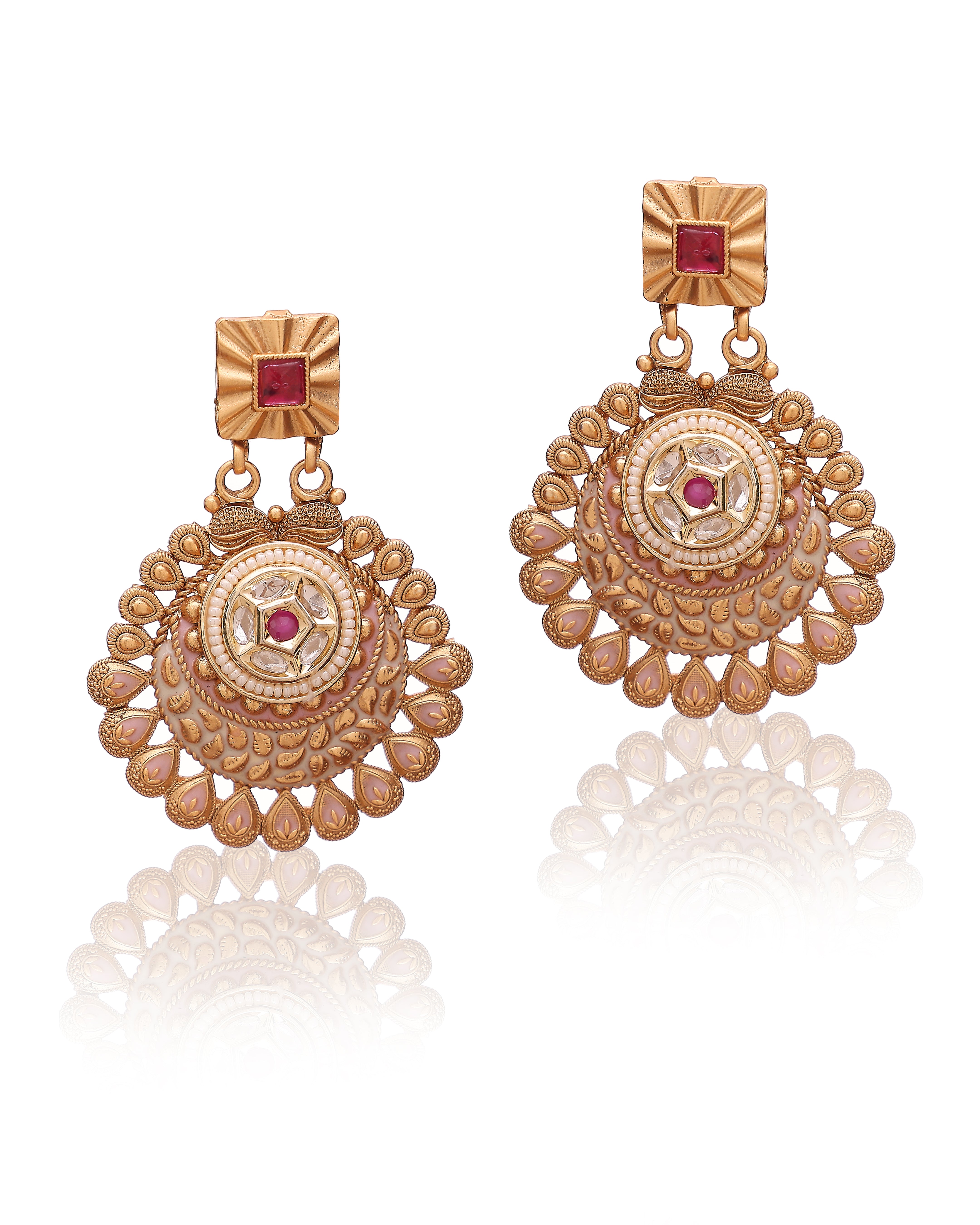 Ravya Sunburst Chandbalis