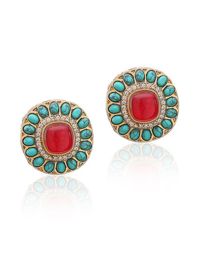 Zohra Royal Enamel Studs