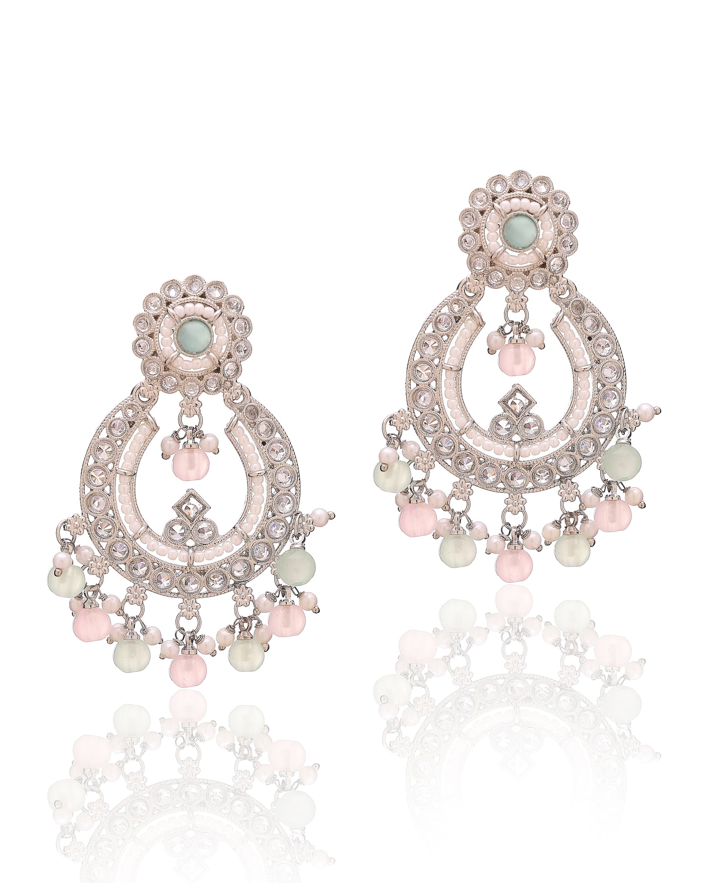 Inaya Rosé Chand Earrings