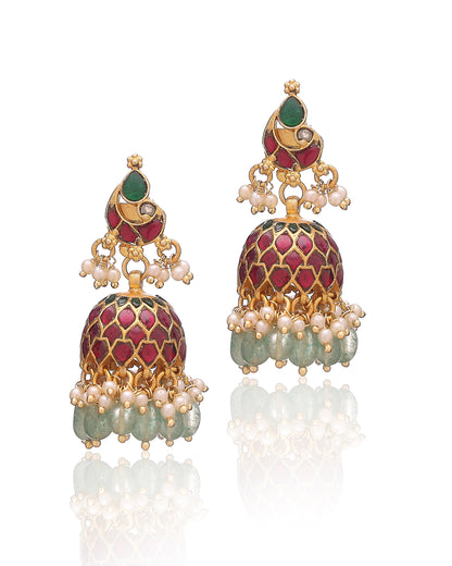Noor Meena Jhumkas