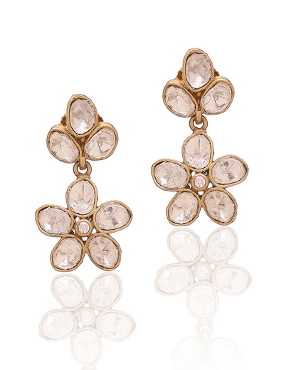 Petal Glint Dainty Moissanite Set