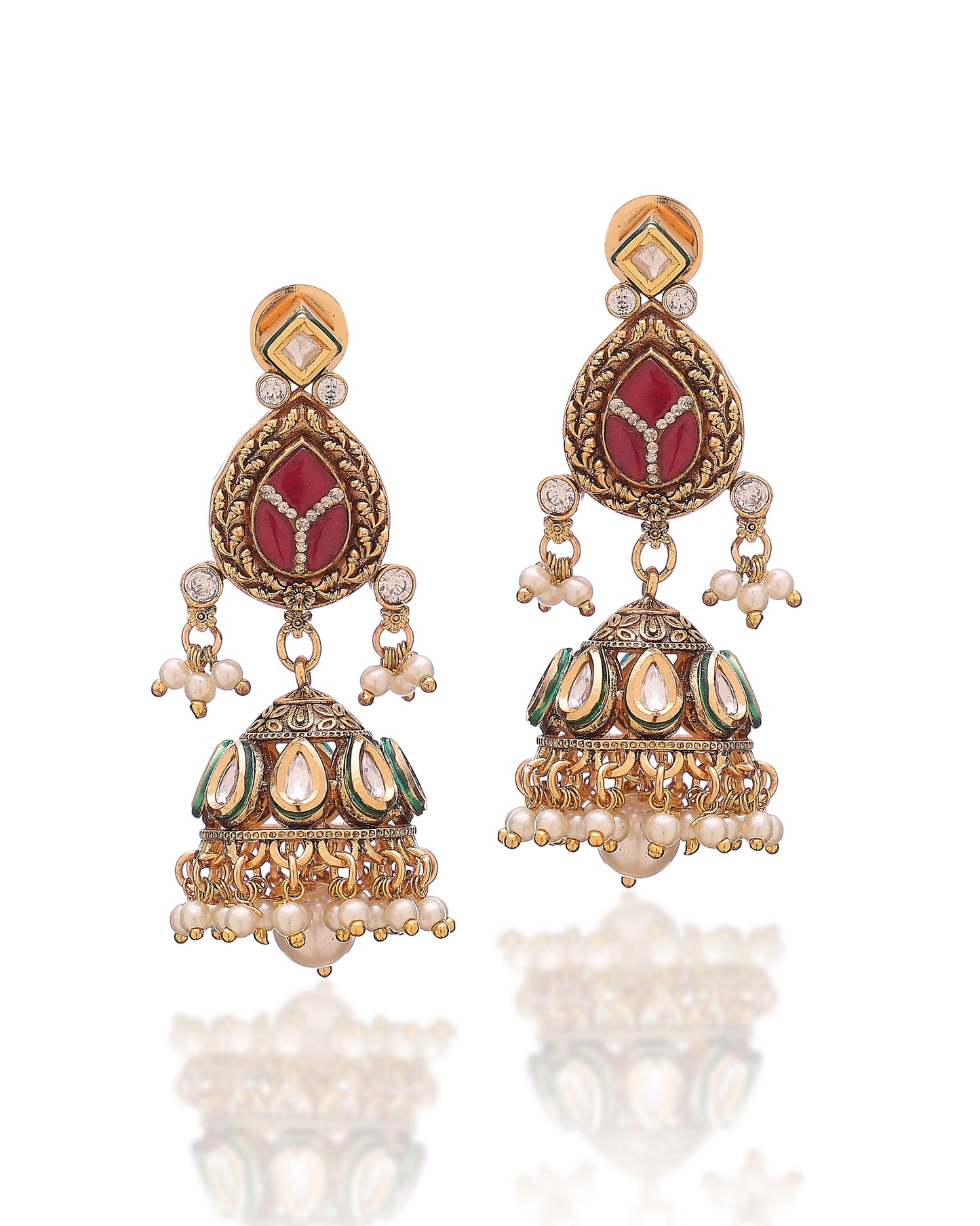 Festive Royale Enamel Jadau Set