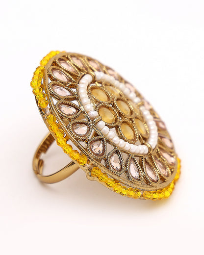 Zeenat Sunburst Ring