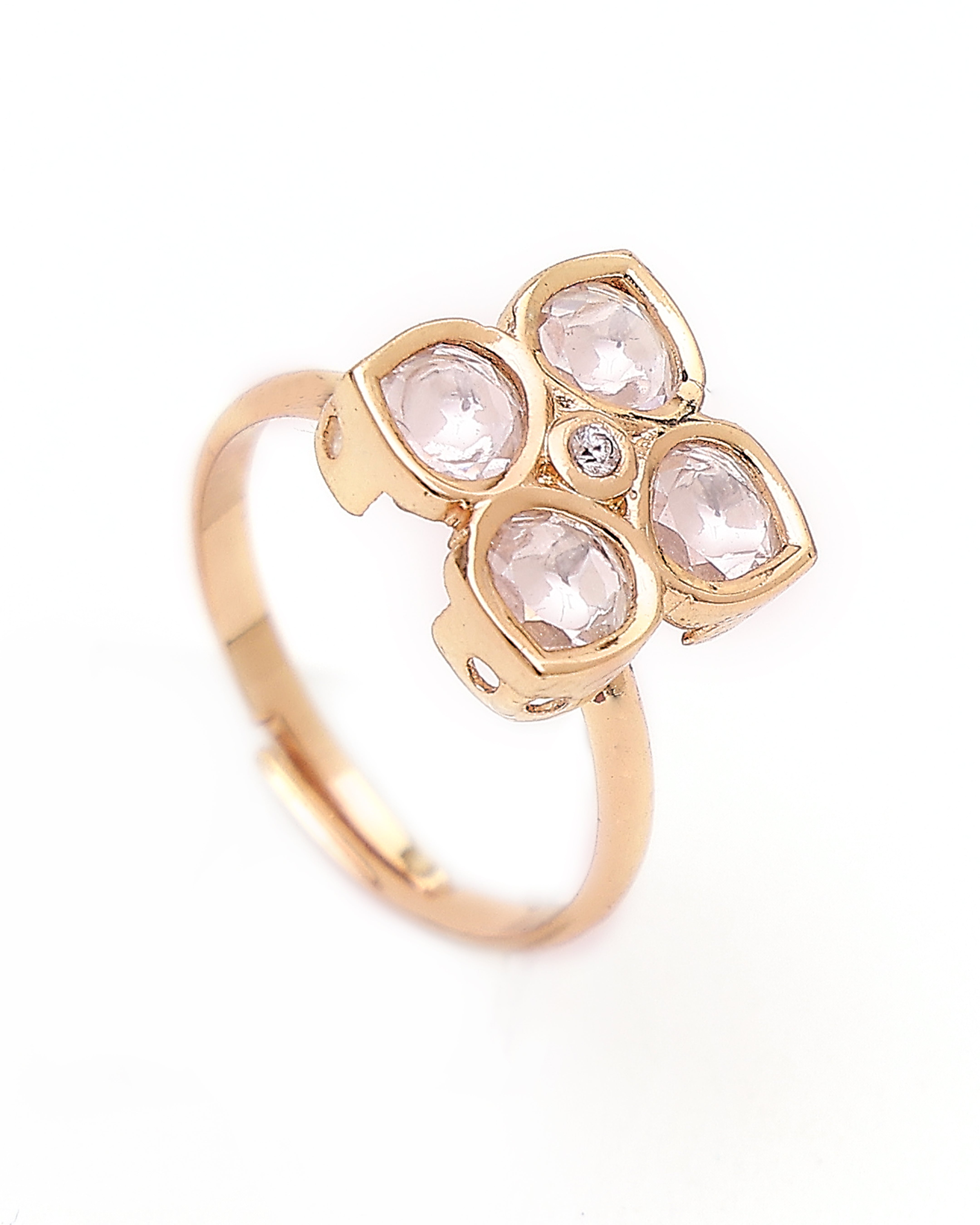 Chandrika Bloom Moissanite Ring