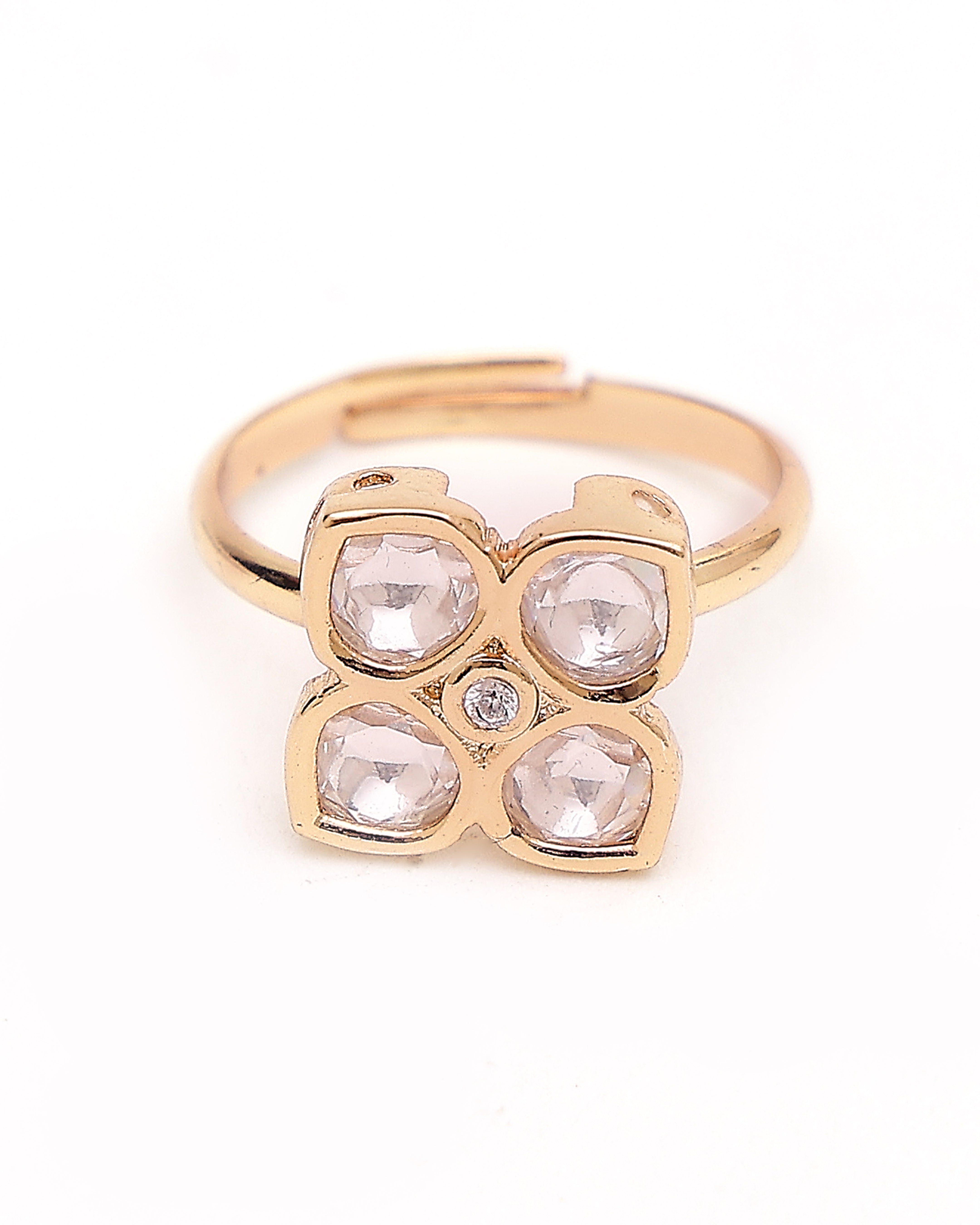 Chandrika Bloom Moissanite Ring