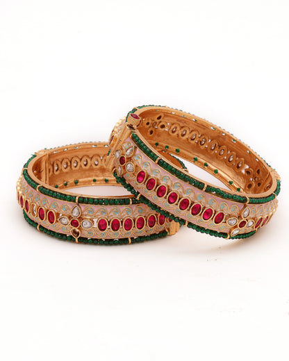 Zohra Heritage Meenakari Bridal Bangles