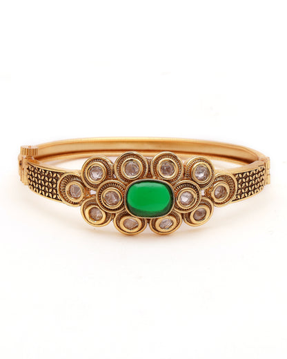 Aaranya Floral Kundan Kada