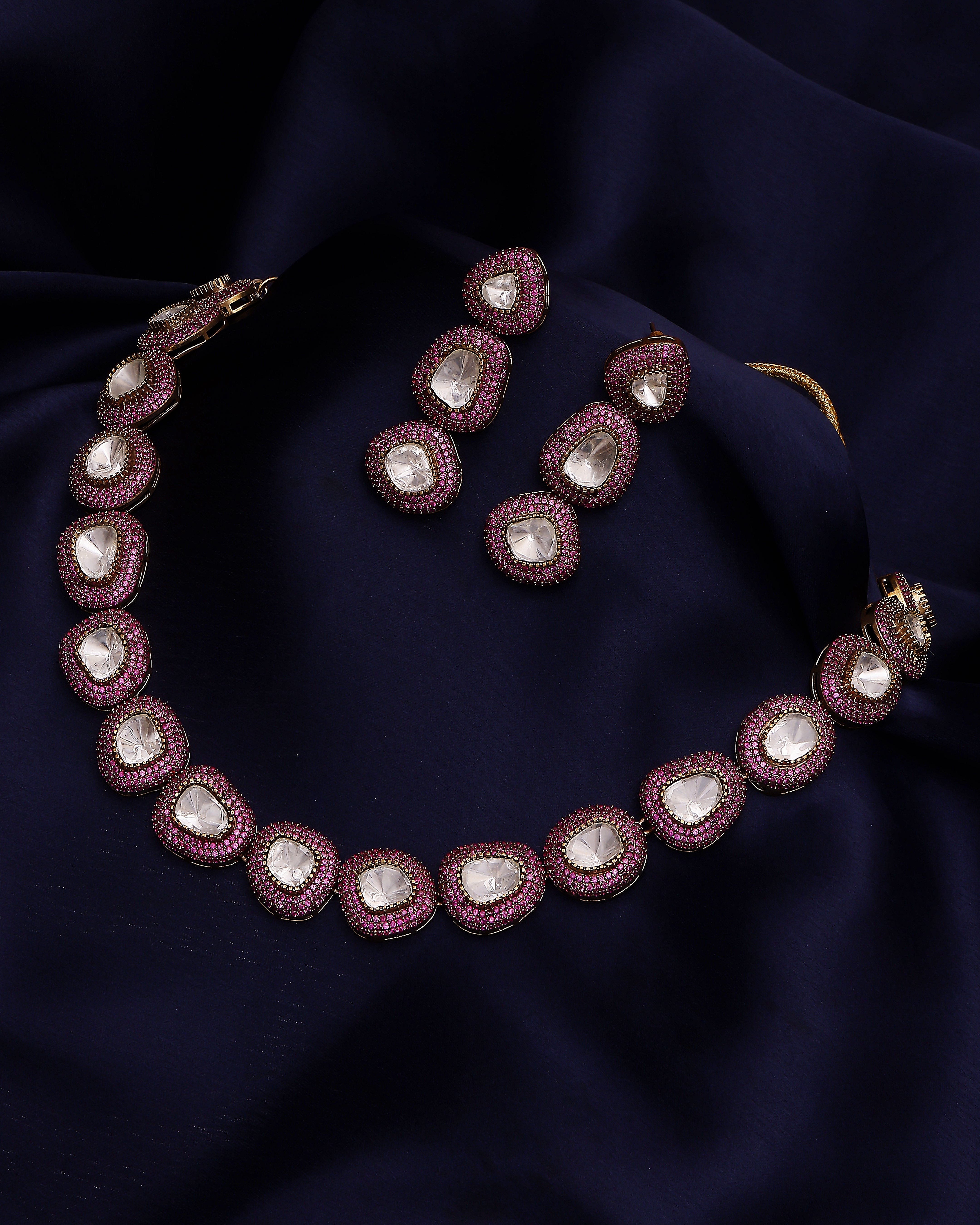 Rosé Luxe Moissanite Glam Set