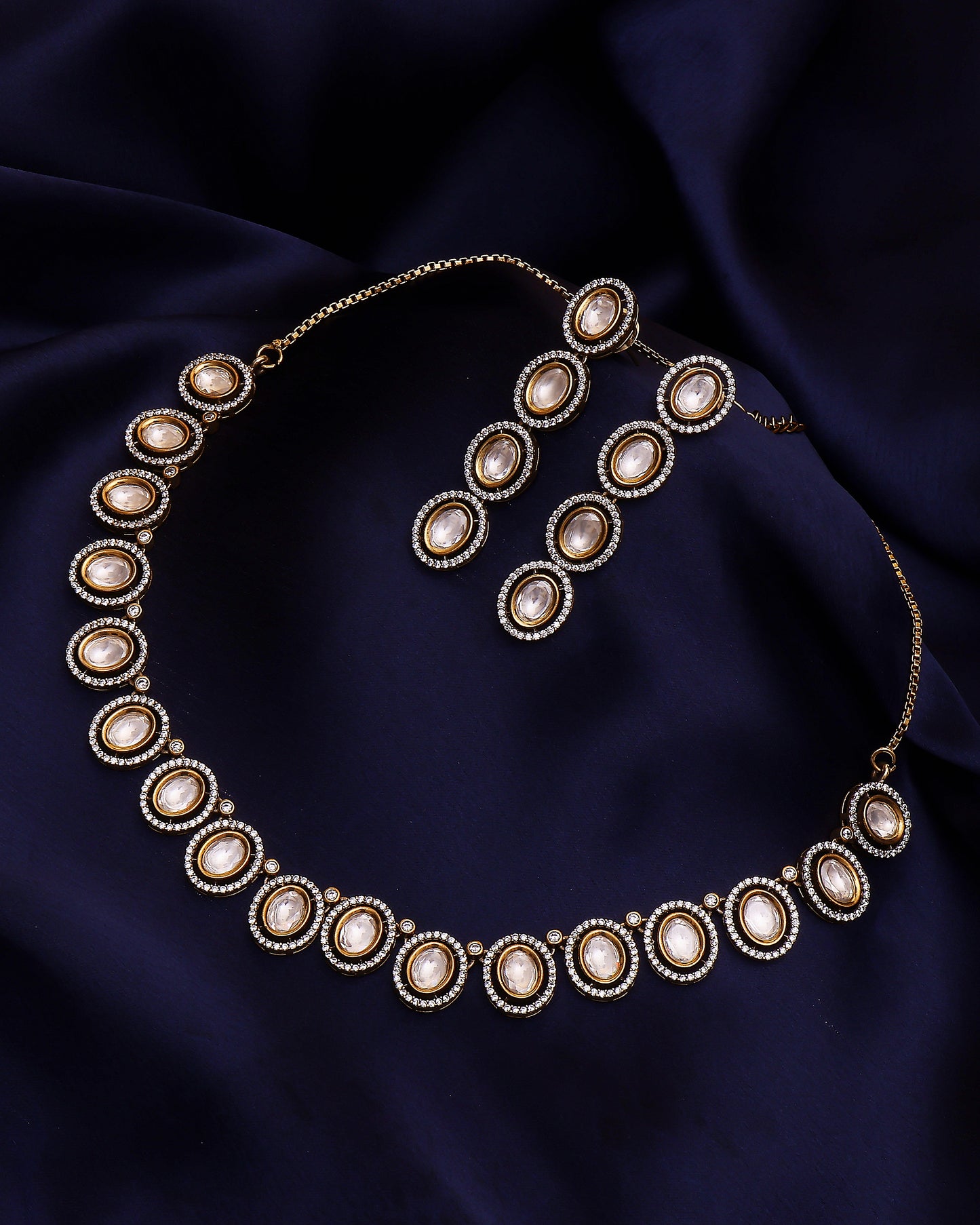 Elysian Oval Moissanite Elegance Set