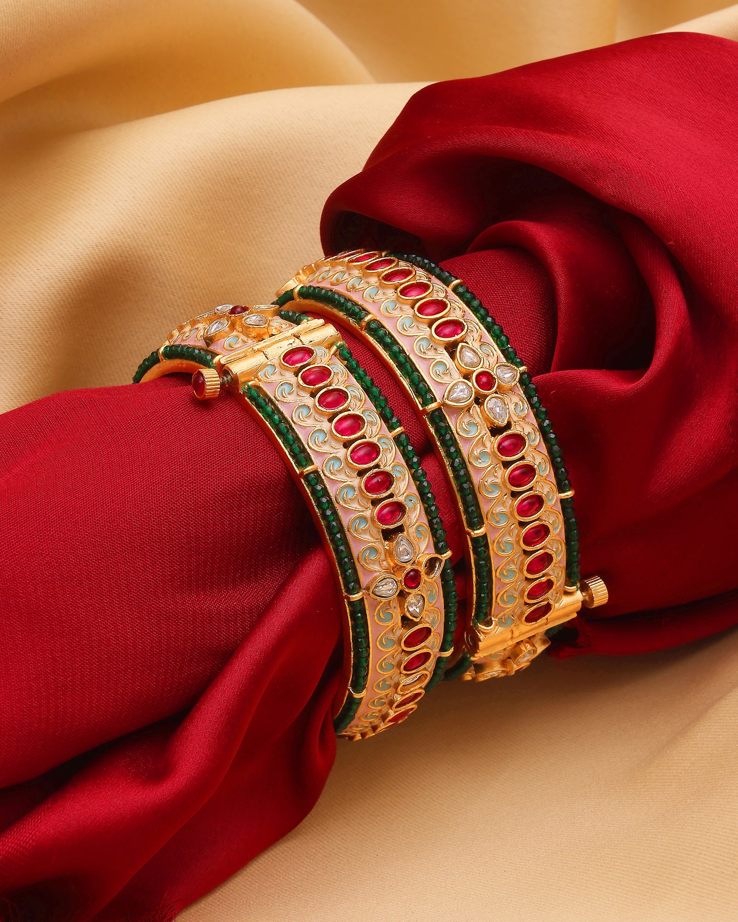 Zohra Heritage Meenakari Bridal Bangles