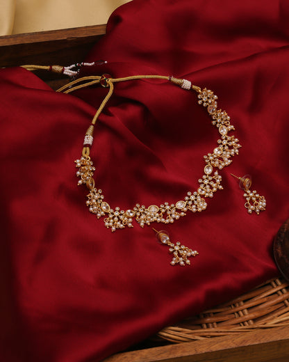 Pearlette Moissanite Drop Charm Set