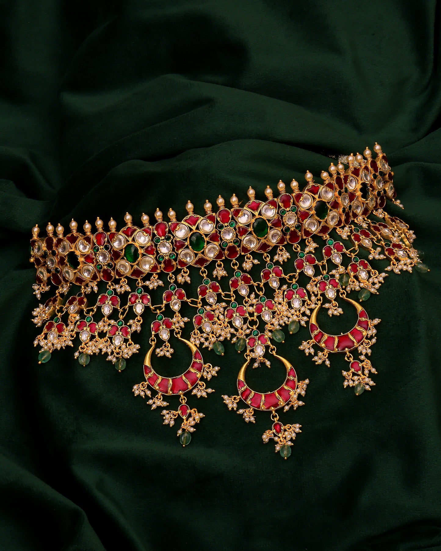 Rajvanta Regal Polki Choker Set
