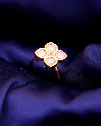 Chandrika Bloom Moissanite Ring