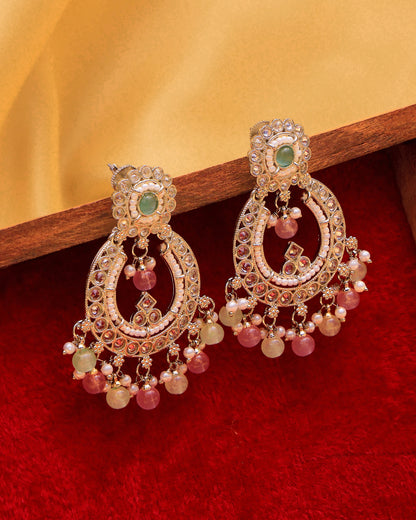 Inaya Rosé Chand Earrings