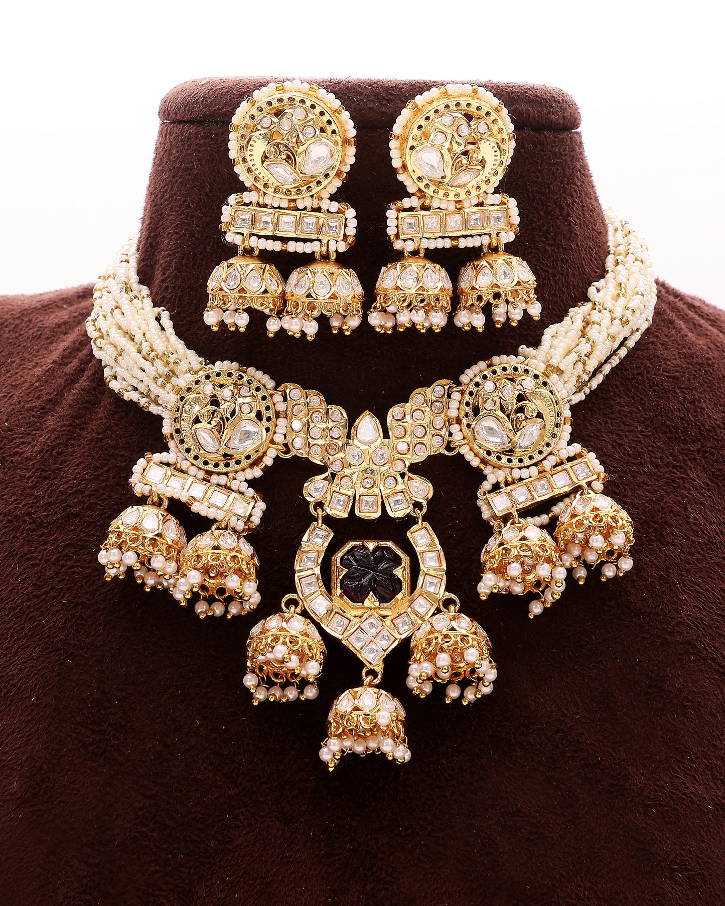 Sovereign Shine Pearl Temple Set