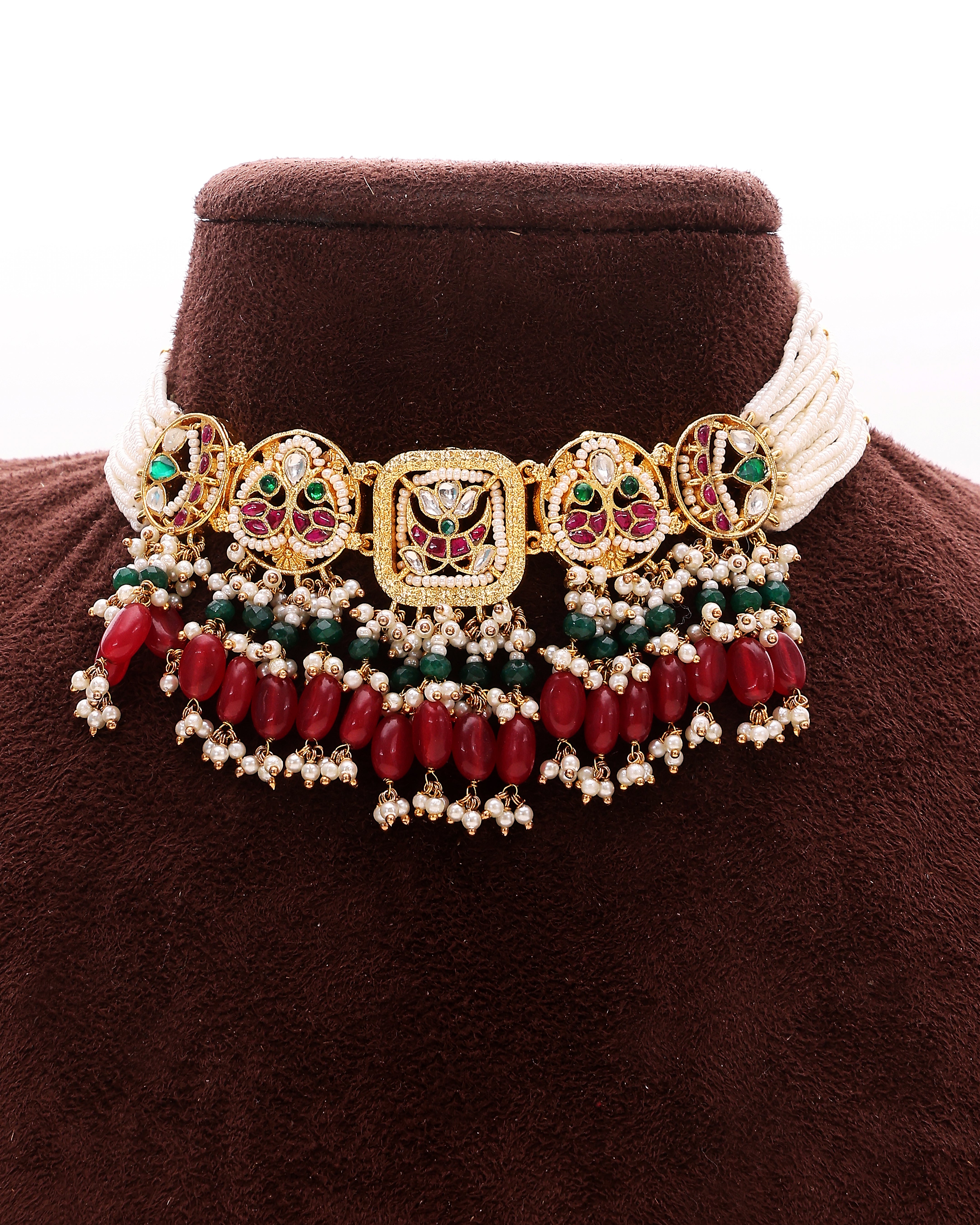 Mughal Rose Couture Choker Set
