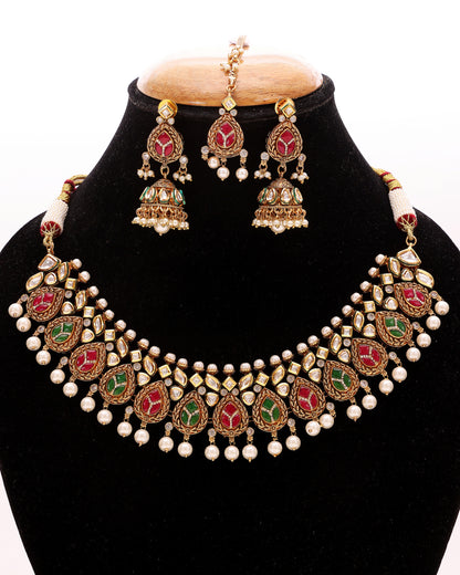 Festive Royale Enamel Jadau Set