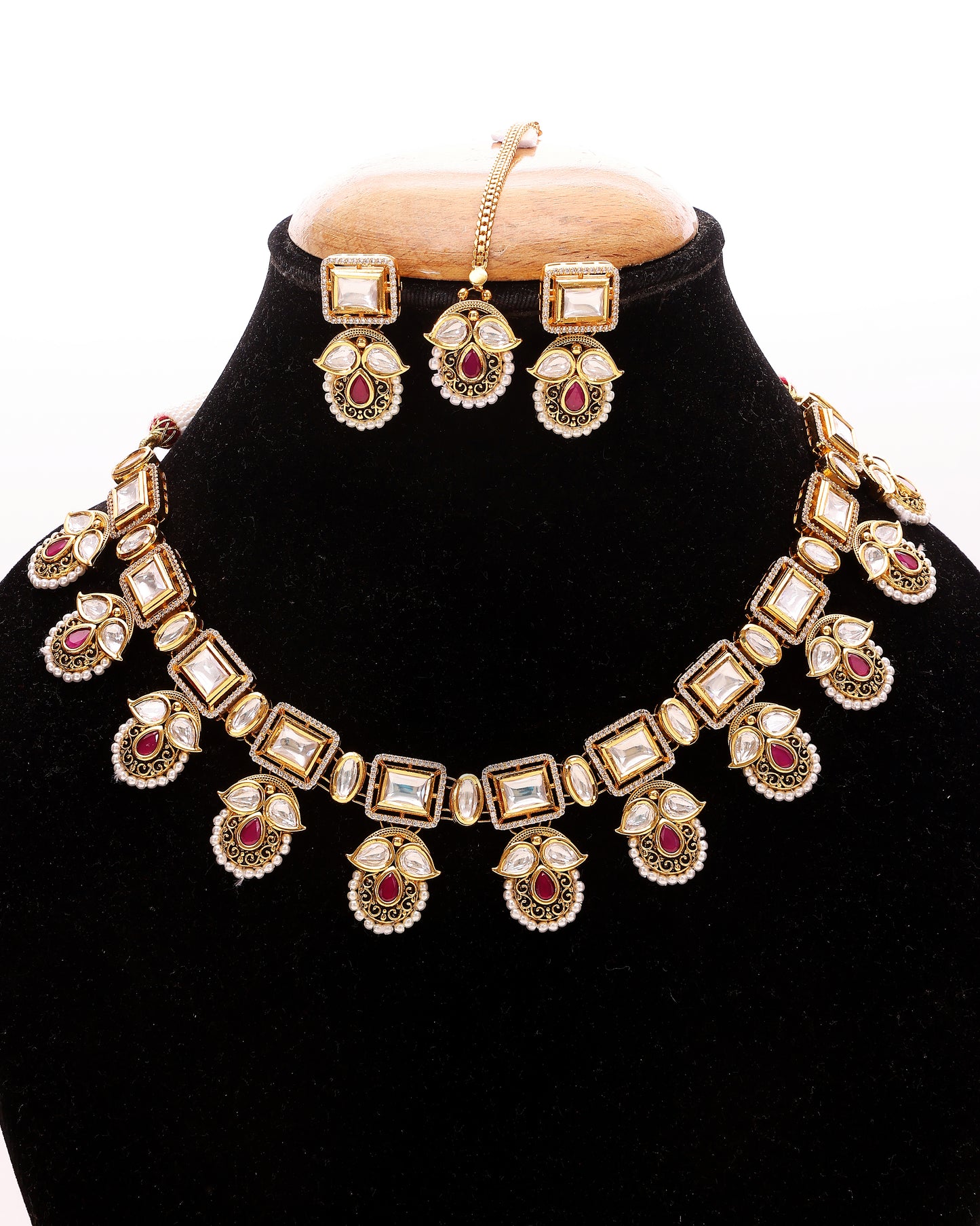 Imperial Rouge Moissanite Drape Set