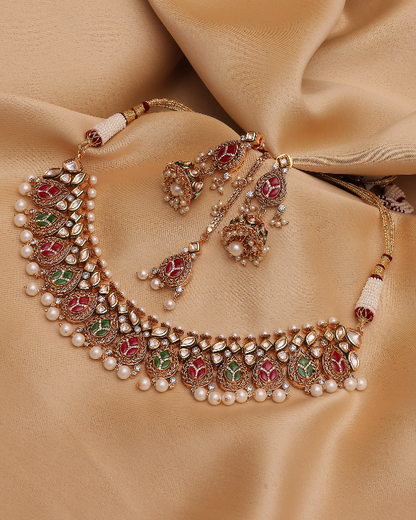 Festive Royale Enamel Jadau Set