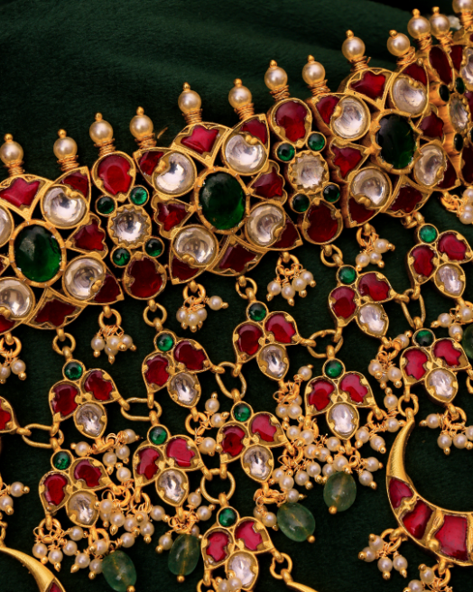 Rajvanta Regal Polki Choker Set