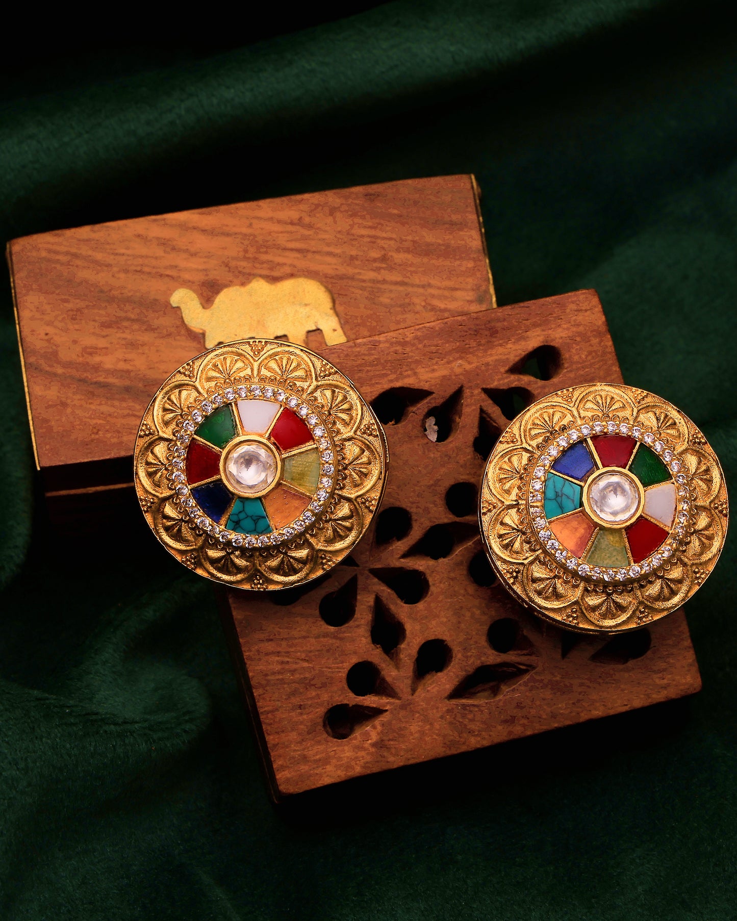Navika Chakra Studs