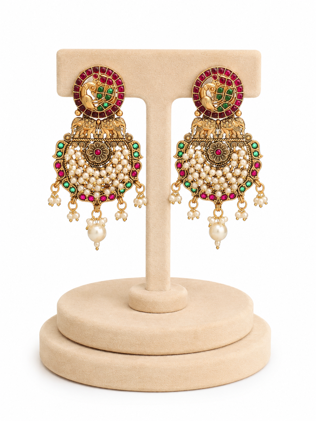 Vaidehi Heritage Jhumkis - Pabeena